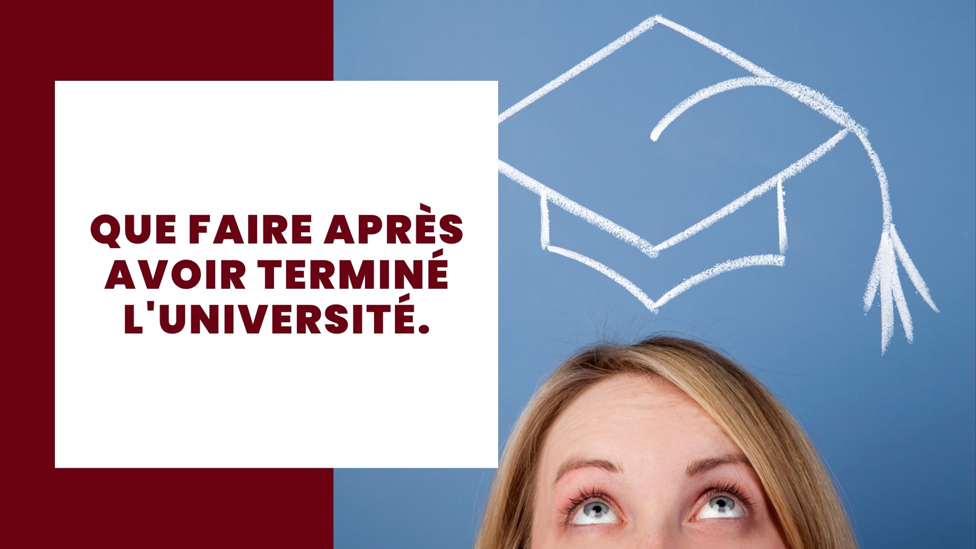 Que faire après avoir terminé l'université.