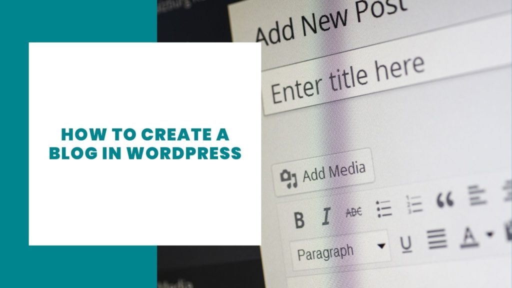 How to create a blog in WordPress