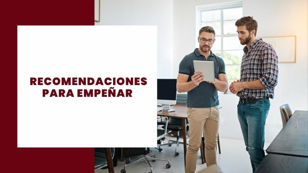 recomendaciones para empeñar