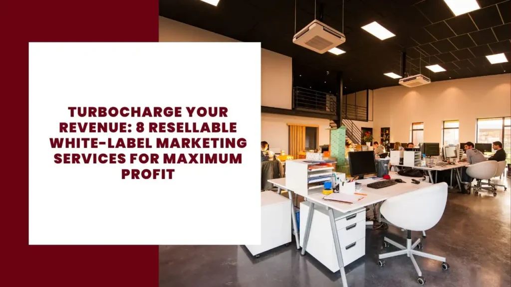 Turbocharge Your Revenue 8 Resellable White-Label Marketing Services for Maximum Profit
