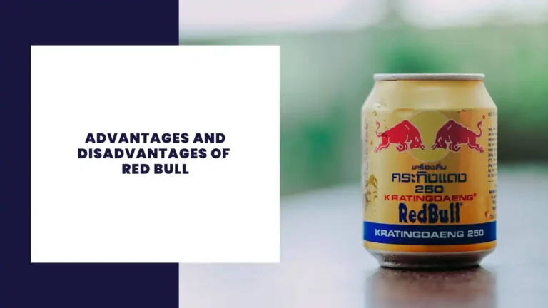 Advantages and disadvantages of red bull