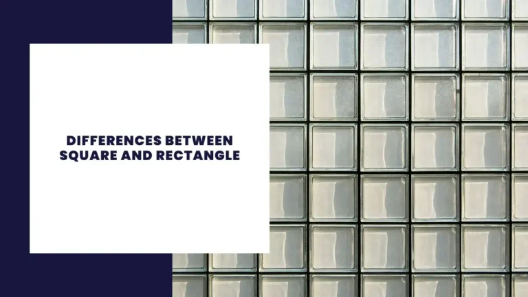 Differences Between Square and Rectangle