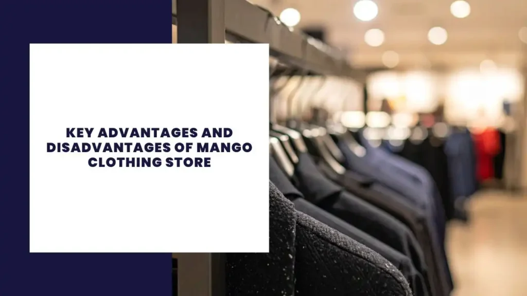 Key Advantages and Disadvantages of Mango Clothing Store