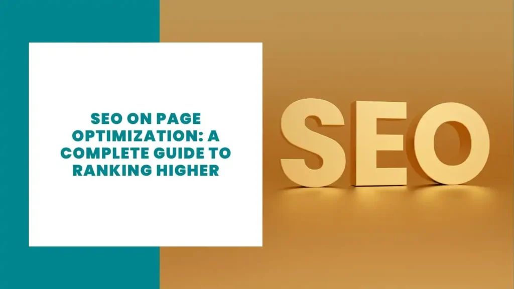 SEO On Page Optimization