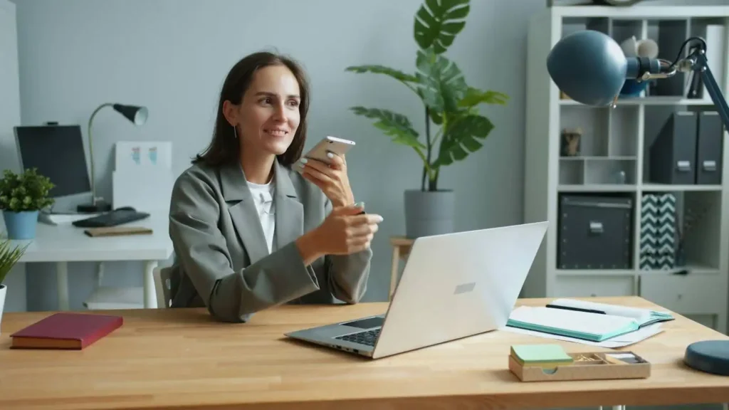 Cómo está evolucionando la síntesis de voz con los nuevos modelos de IA 1 mujer escuchando por el telefono
