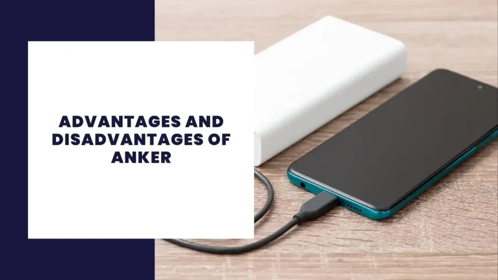Advantages and Disadvantages of Anker