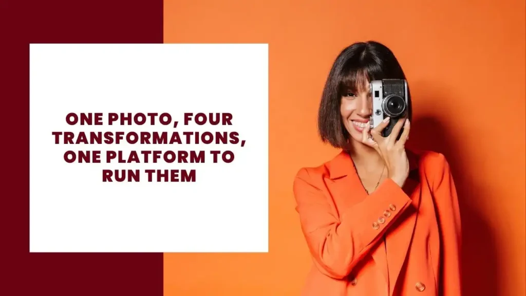 Make Easy Animations with the right Software 3 One Photo, Four Transformations, One Platform to Run Them