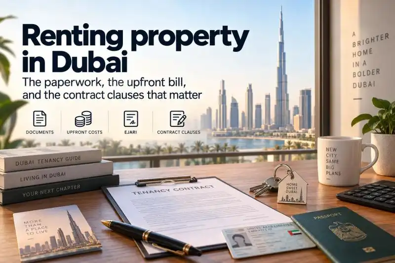 Renting property in Dubai the paperwork the upfront bill and the contract clauses that matter