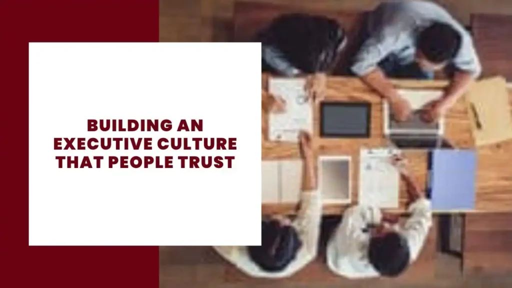 7 Differences Between Nonfiction and Fiction 2 Building An Executive Culture That People Trust
