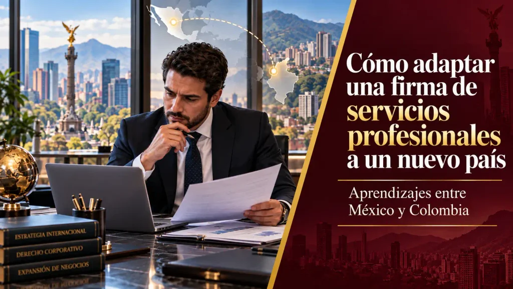 Cómo adaptar una firma de servicios profesionales a un nuevo país: aprendizajes entre México y Colombia 1 Como adaptar una firma de servicios profesionales a un nuevo pais