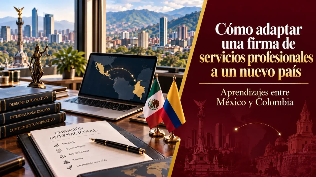 Cómo adaptar una firma de servicios profesionales a un nuevo país: aprendizajes entre México y Colombia 2 Como adaptar una firma de servicios profesionales a un nuevo pais 2